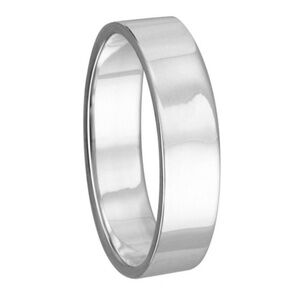 2mm Sterling Silver 925 Plain Wedding Band Flat